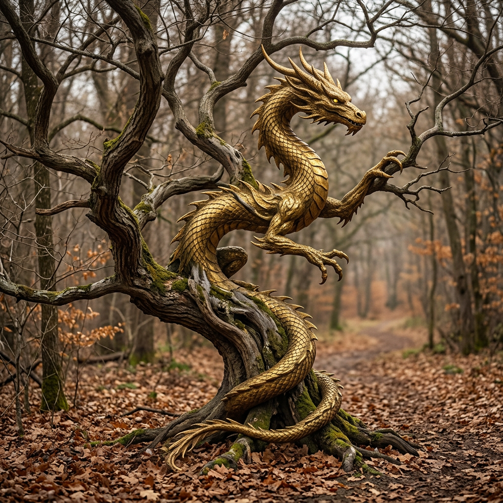 Alderley Edge 2014 – Golden Dragon and Tree Roots